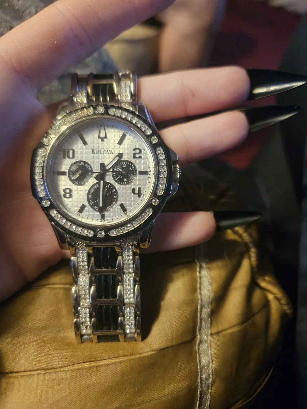 Bulova chronograph wristwatch